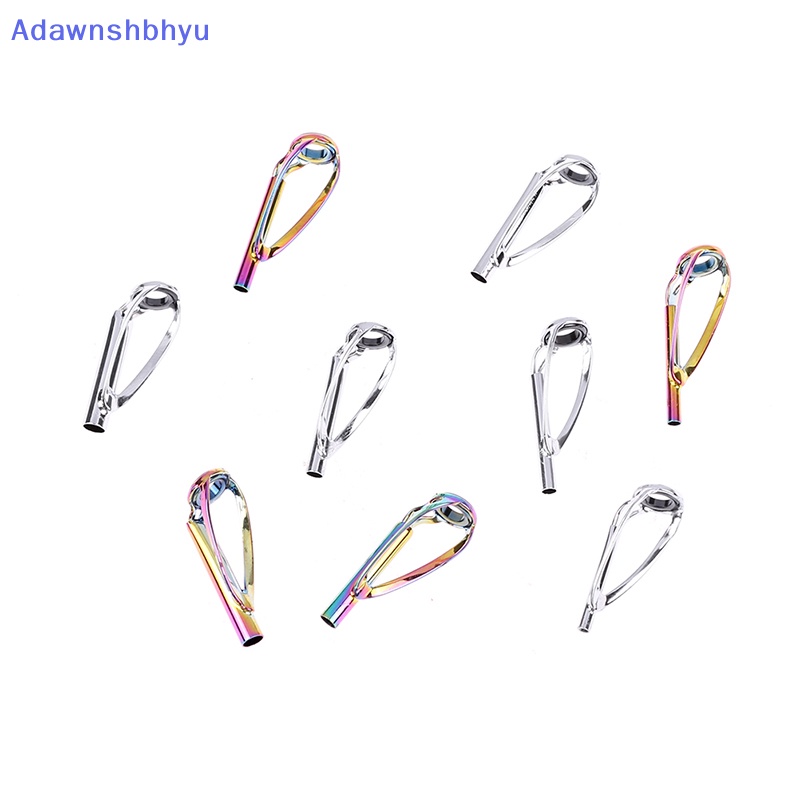 Adhyu 1pc Sliver/Rain Top Tip Guide Ring Bebas Kusut Untuk Berputar Pancing ID