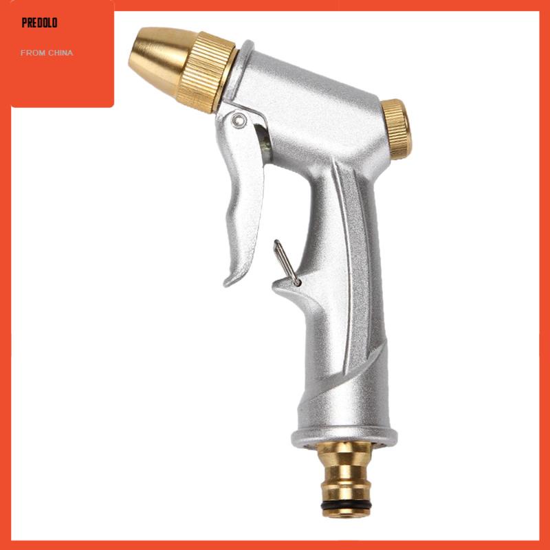 [Predolo] Heavy Duty Water Nozzle Nosel Cuci Mobil Bahan Metal Portable Untuk Jalan Setapak Halaman Taman