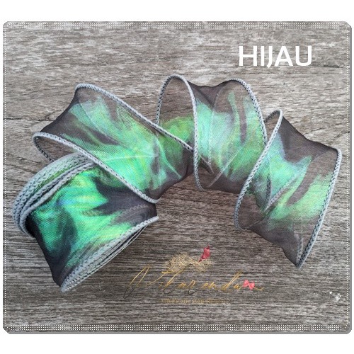 

Promo Terjangkau GPITA-904 : Pita Gelombang Fishtail Metalik 4 cm (per rol +- 10yard) - Hijau
