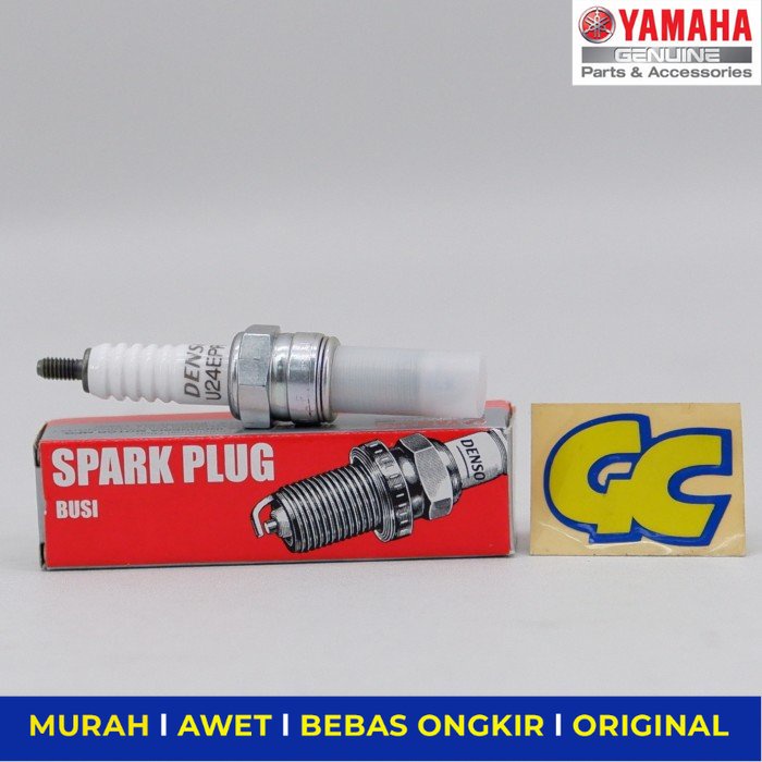 Busi DENSO (U24EPR9) Yamaha NMax Aerox 155 Lexi Jupiter MX Byson - Sparepart Sperpart Spare Part Mot