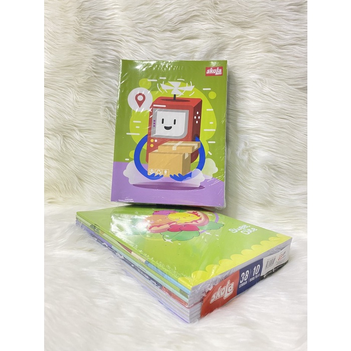 

BUKU TULIS SKOLA 38 LEMBAR 1 PACK 10 PCS / BUKU TULIS BY SINAR DUNIA