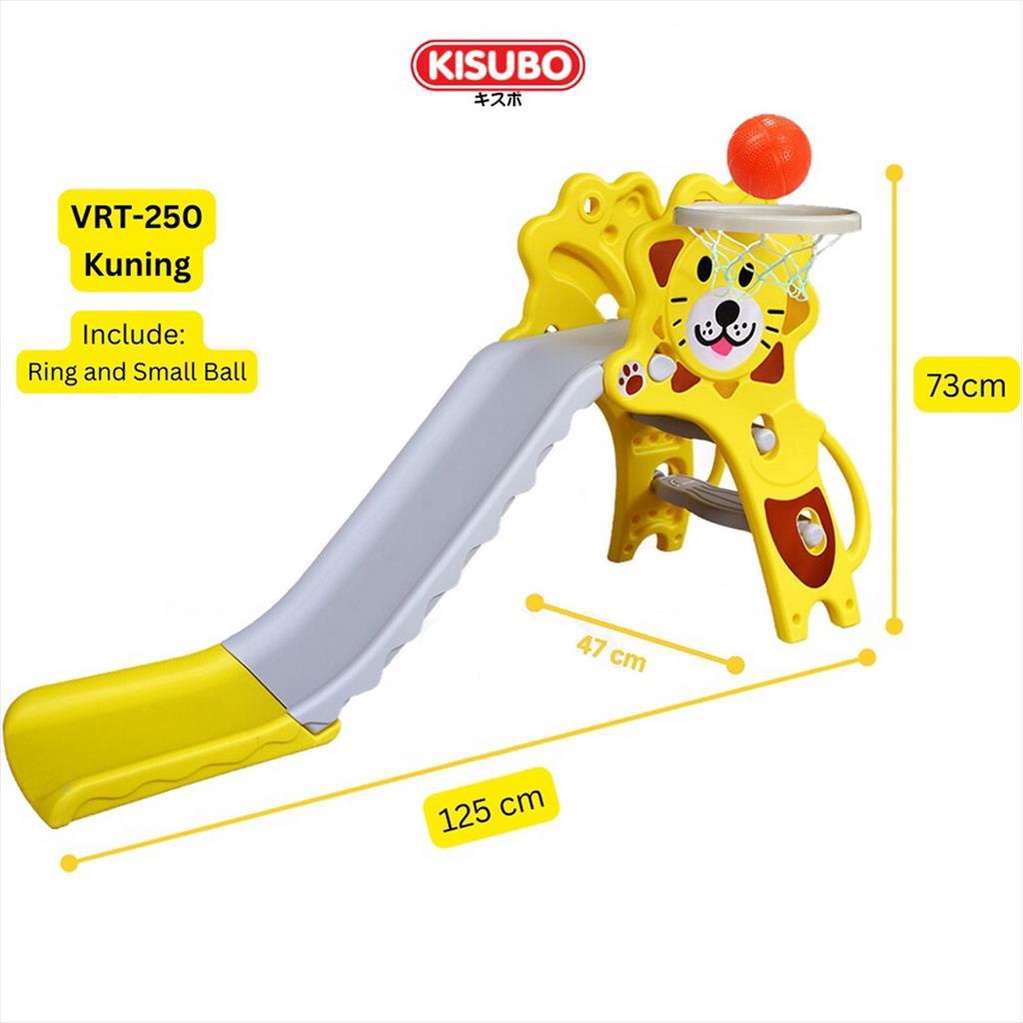 Kisubo Slide and Ring VRT250 Lion Yellow Perosotan Serodotan Mainan