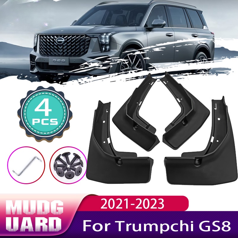 Flaps Lumpur Mobil 4x Untuk GAC Trumpchi GS8 Aksesoris 2022 2021 2023 Mk2 2th II Mudguards Mud Splash Guard Flap Fender Mobil Mudflaps