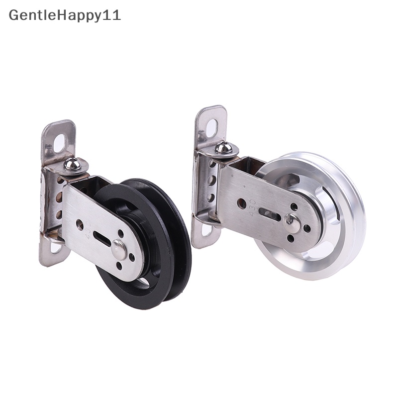 Gentlehappy Tempel Dinding Gym Rumah Rotag Silent Pulley DIY Lat Angkat Kabel Sistem Roda id