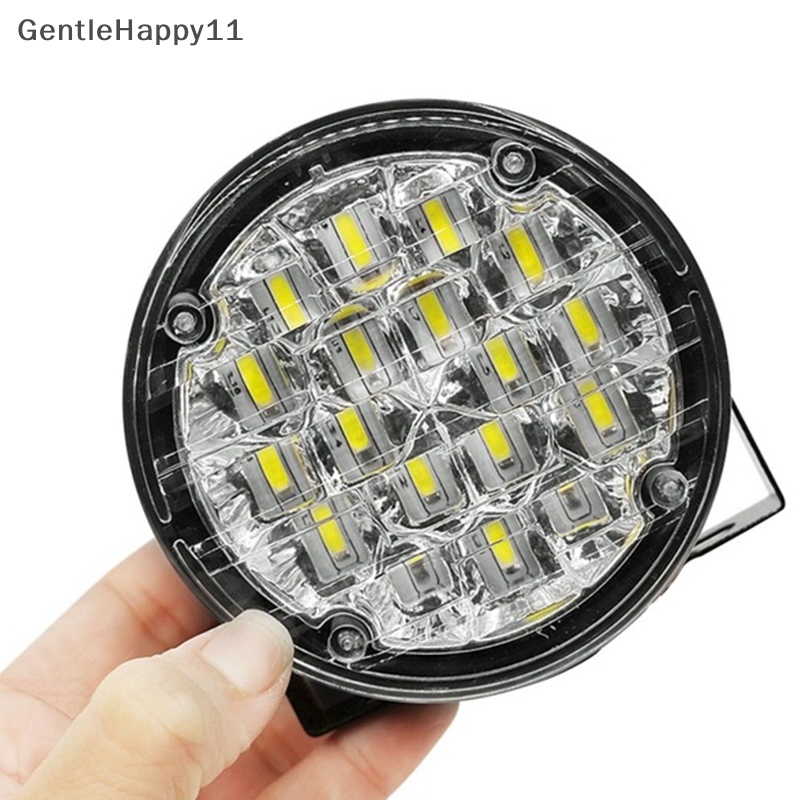 Gentlehappy 2pcs 12V 18LED Putaran Lampu Kabut Mobil Mengemudi DRL Siang Berjalan Cahaya Putih Terang  Id