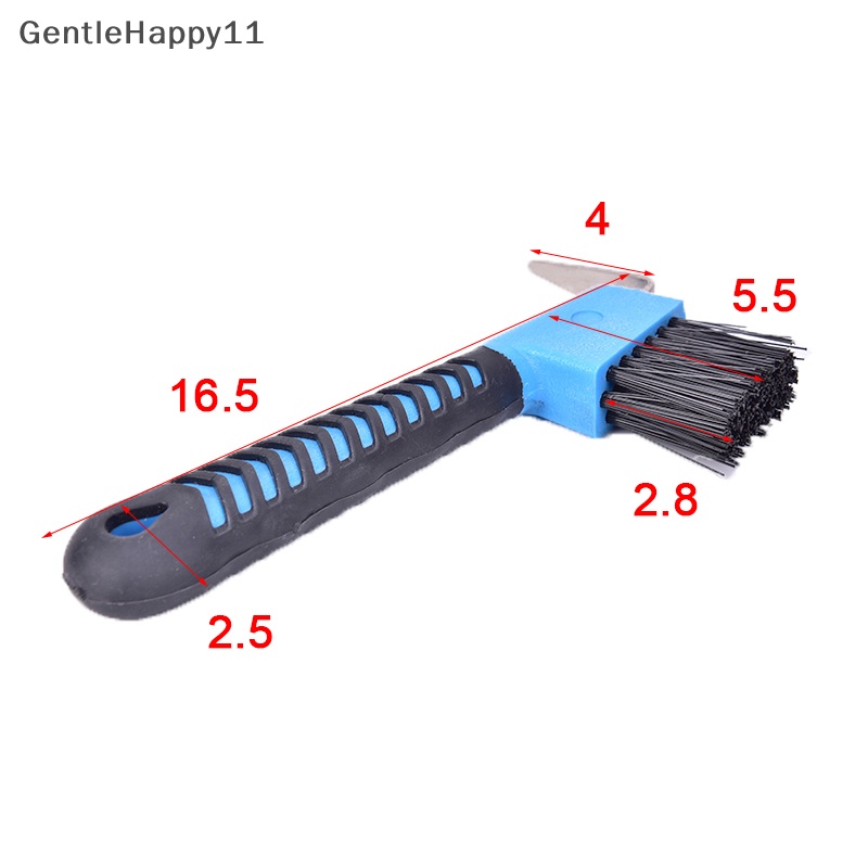 Gentlehappy Shires Hoof Pick Brush Weaver Horse Grooming Peralatan Berkuda Warna Random id