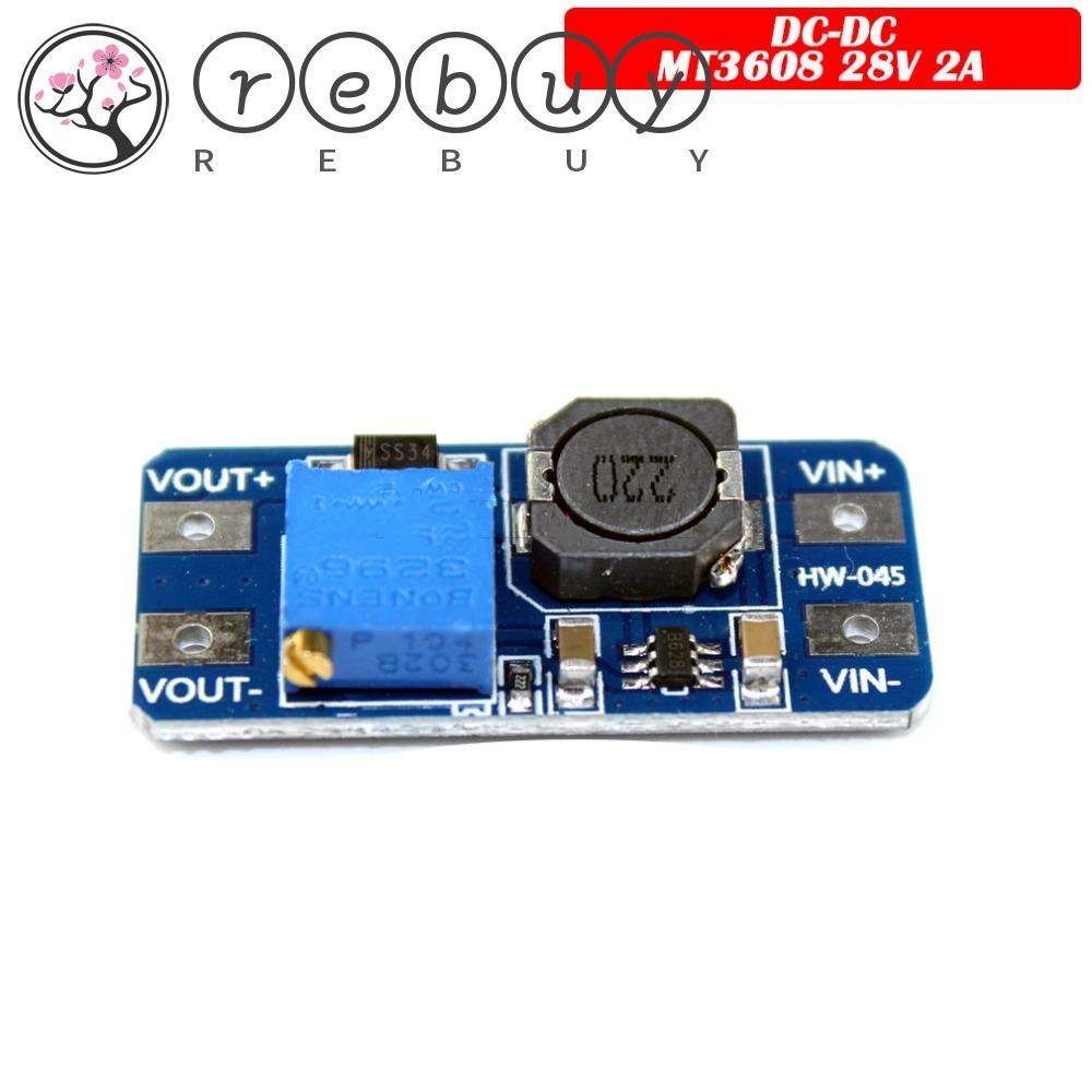 Rebuy Step Up Converter Tanpa Micro High Power Booster Board Ubah Power Supply Adjustable Step-Up Board Booster Modul Power Supply