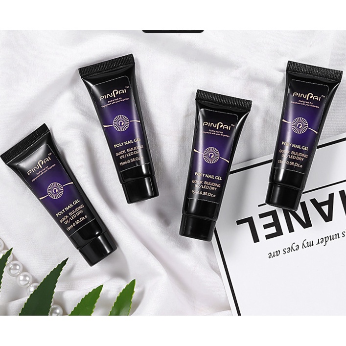 Pinpai polygel 15ML - PINPAI POLYGEL ACRYLIC GEL 15ml - Poly Gel Nail extention - Gel Extension Kuku 15ml