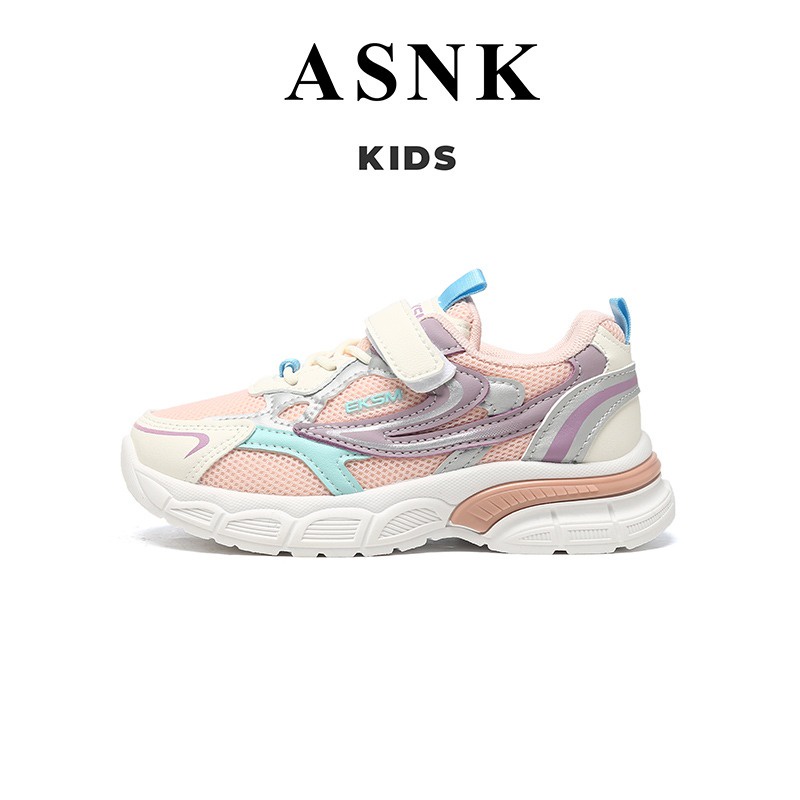 [GROSIR][COD] SEVEN_DAY SEPATU SNEAKERS ANAK CEWEK COWOK UNTUK USIA 3-9 TAHUN WM2322 PINK