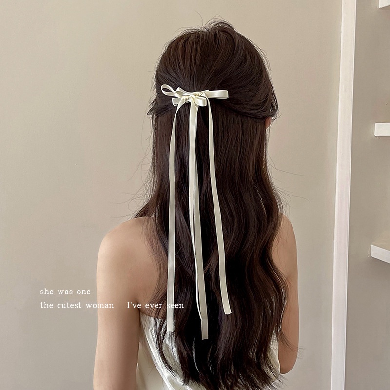 3SP | AC161 Jepit Pita Korea Rambut Wanita Aksesoris Rambut Perempuan Fashion Korea Pita Panjang Jepitan Rambut Wanita Pita Panjang
