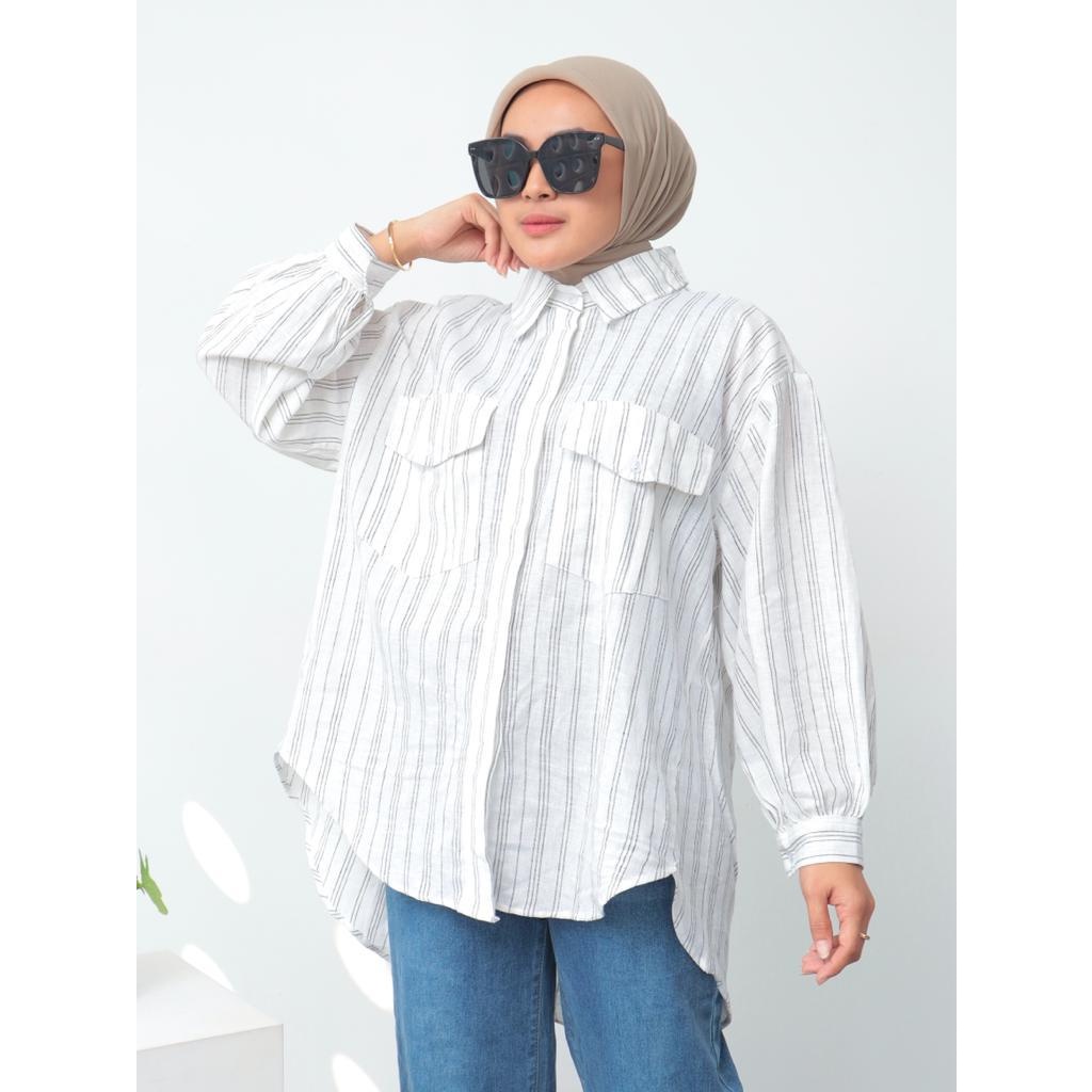 Kemeja Flanel Milea Oversize  - 2301.02.057