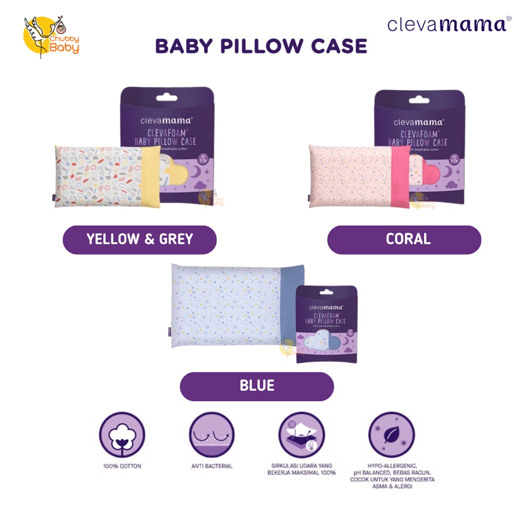 Clevamama Baby Pillow Case | Sarung Bantal Bayi