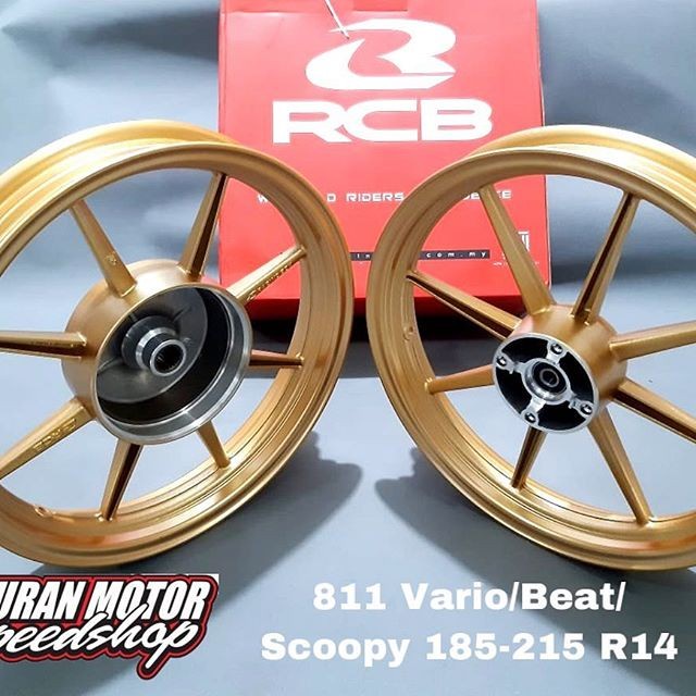 READY VELG RCB 811 BEAT - VARIO 110 - SCOOPY GOLD 185 215 RING 14 ORIGINAL