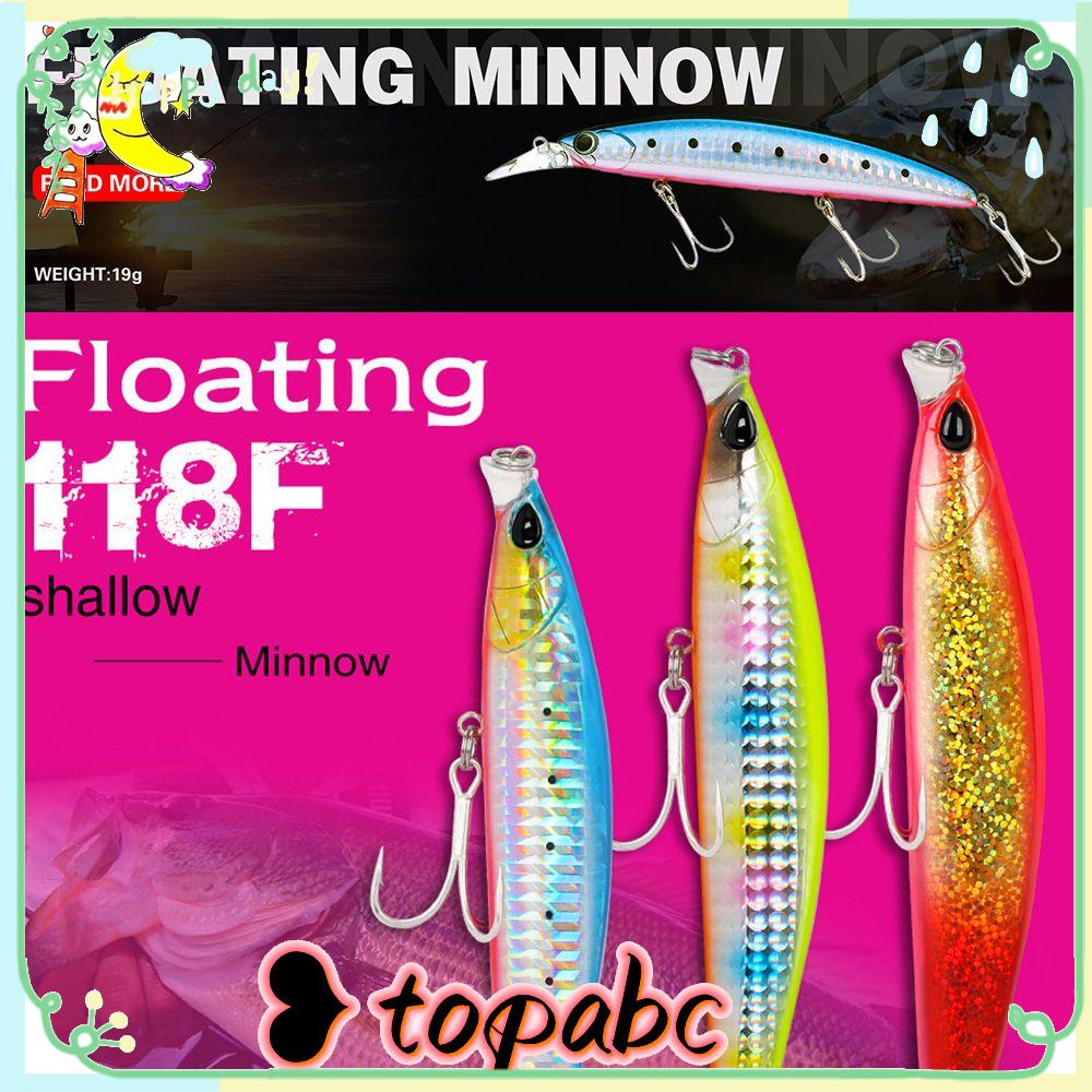 TOP Umpan Pancing Jarak Dangkal Long Casting Seabass Wobbler Umpan Keras