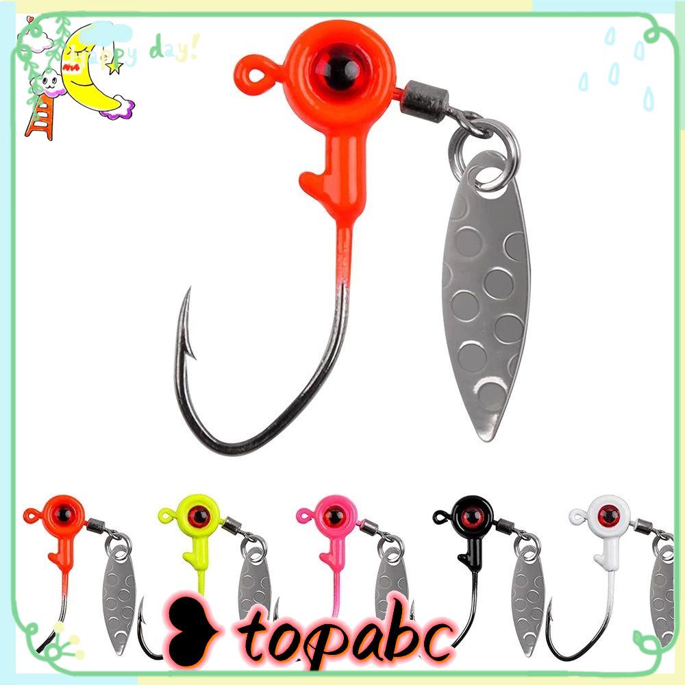 TOP 25pcs /Box Jig Memimpin Kepala Duri Punggung Buatan Lure Jigging Umpan