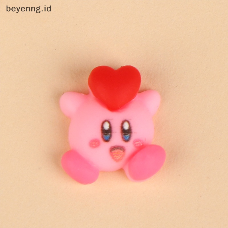 Beyen 10pcs Kartun Kirby Dekorasi Nail Art Casing Ponsel Diy Klip Rambut Bahan ID