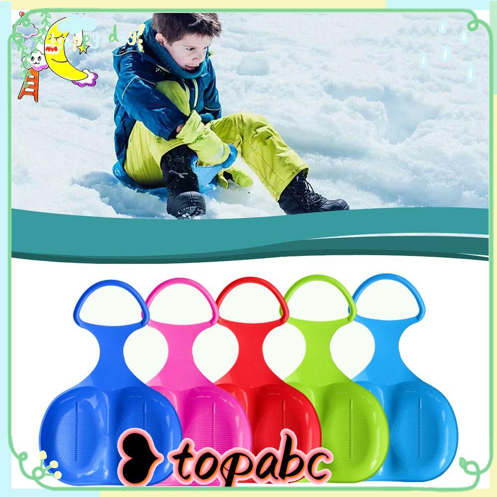 TOP Sleigh Plastik Snow Sledge Anak Dengan Papan SKI Gagang Besar