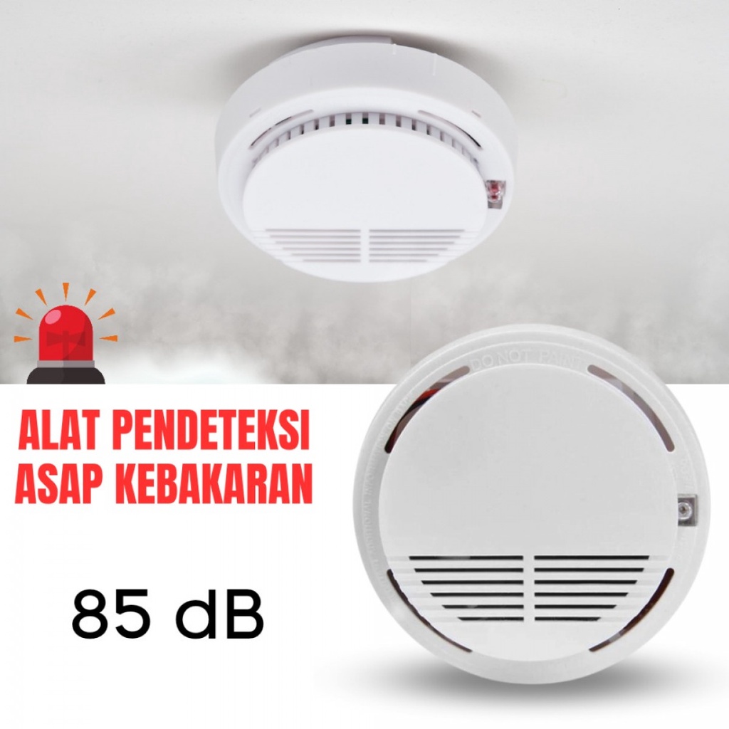 Smoke Detector Alat Pendeteksi Alarm Asap Kebakaran - SS-168