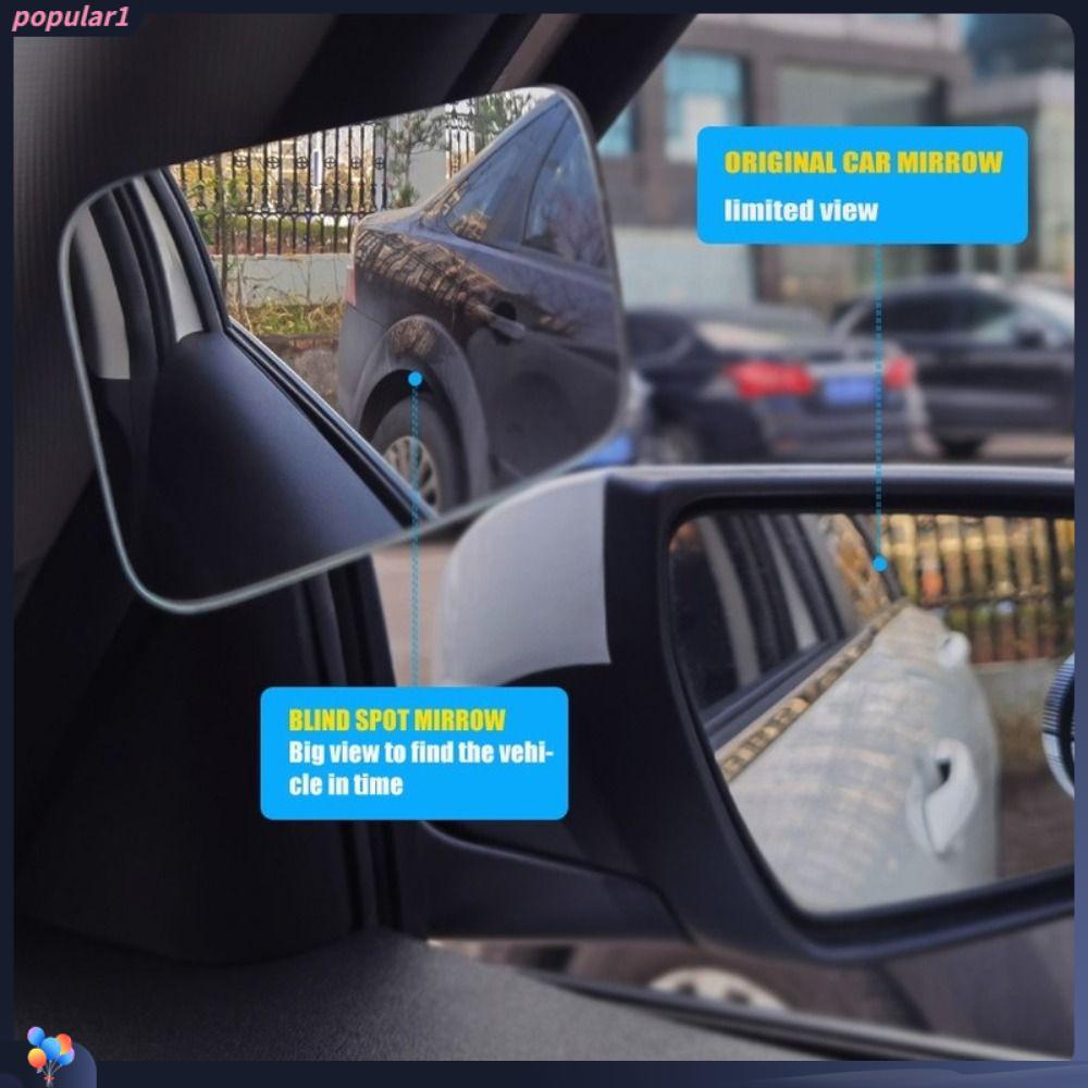 POPULAR Blind Spot Mirror Adjustable Parkir Spion Belakang 360derajat Mobil Side Mirror