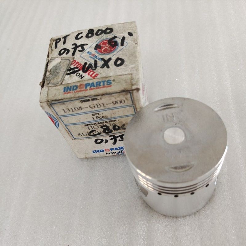 Piston Oversize 0.75 Honda C800 - c 800 ORIGINAL Indoparts ASLI Distributor Sparepart RPMsemarang