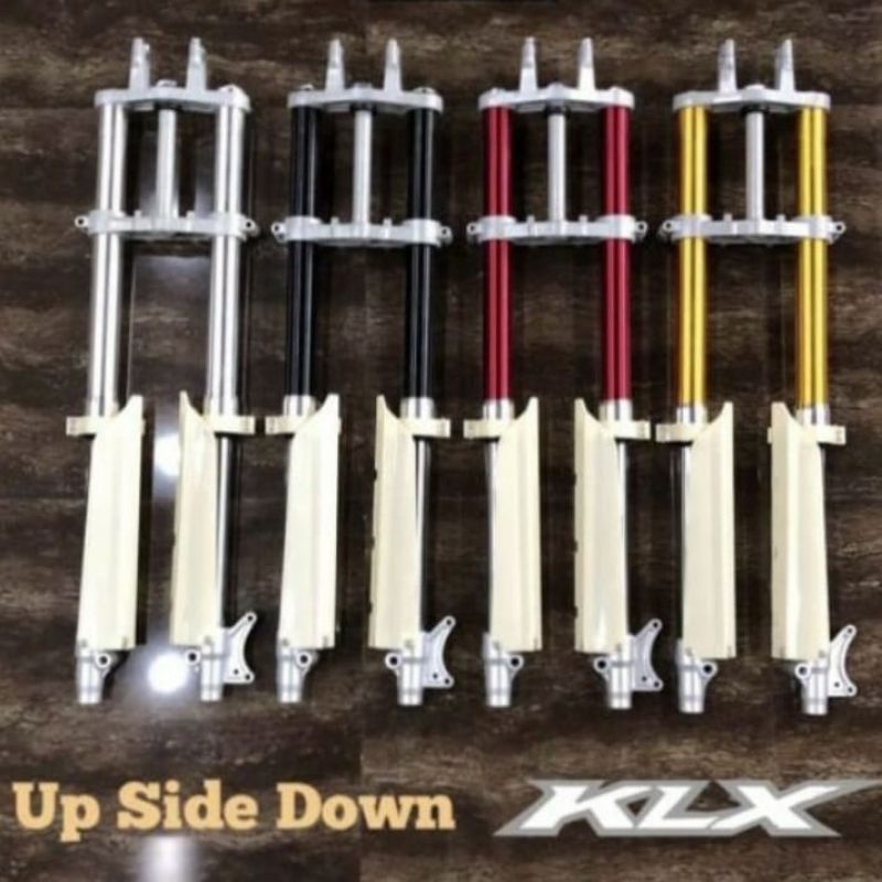 USD Klx Up Side Down Klx Trial Cross 45'950mm Up Side Down Shock Depan Klx Cnc Bf Dtacker Produk Imp