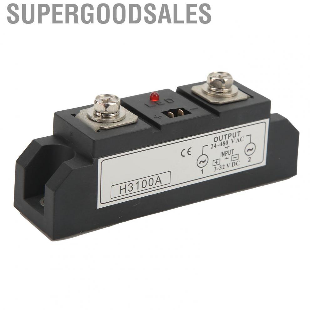 Supergoodsales State Relay Industrial  SSR DC3‑32V Input AC24‑480 AC Output