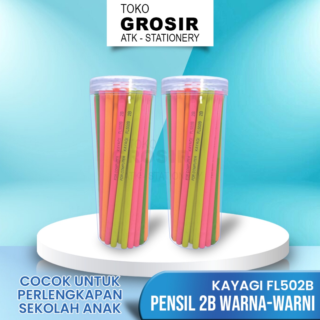 

Pensil Kayagi 2B KY-FL502B / Kayagi Floure / 2B ~ Toko Grosir ATK Stationery 2