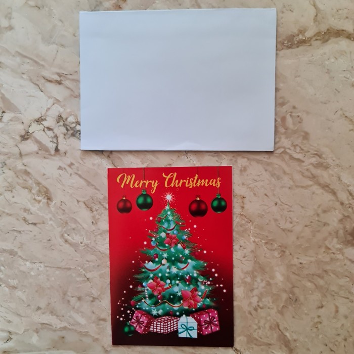 

[SC] KARTU UCAPAN NATAL Merry Christmas / Christmas Card Ukuran 10 x 8 cm