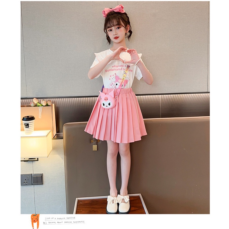 SETELAN SET BAJU ROK KUROMI IMPOR ANAK GADIS