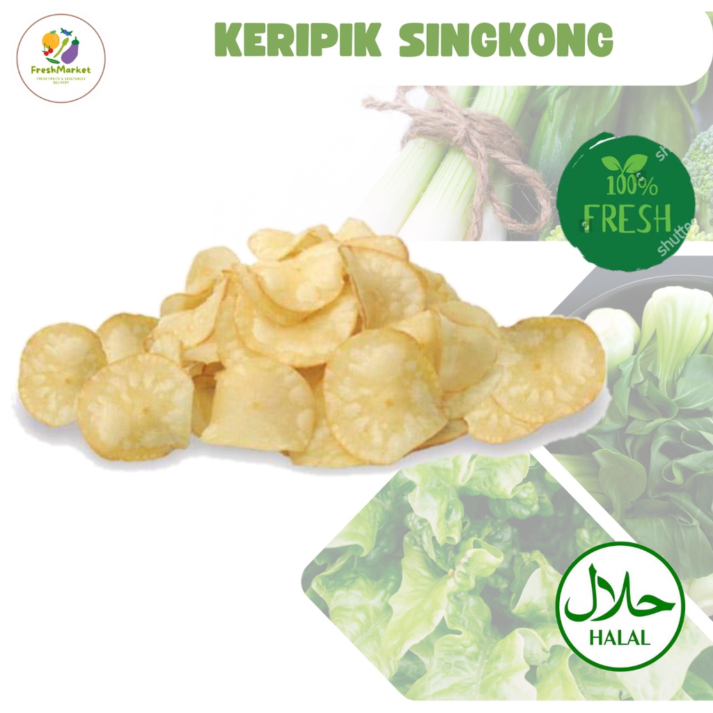 

Keripik Singkong Gurih 250 Gram Freshmarketlampung