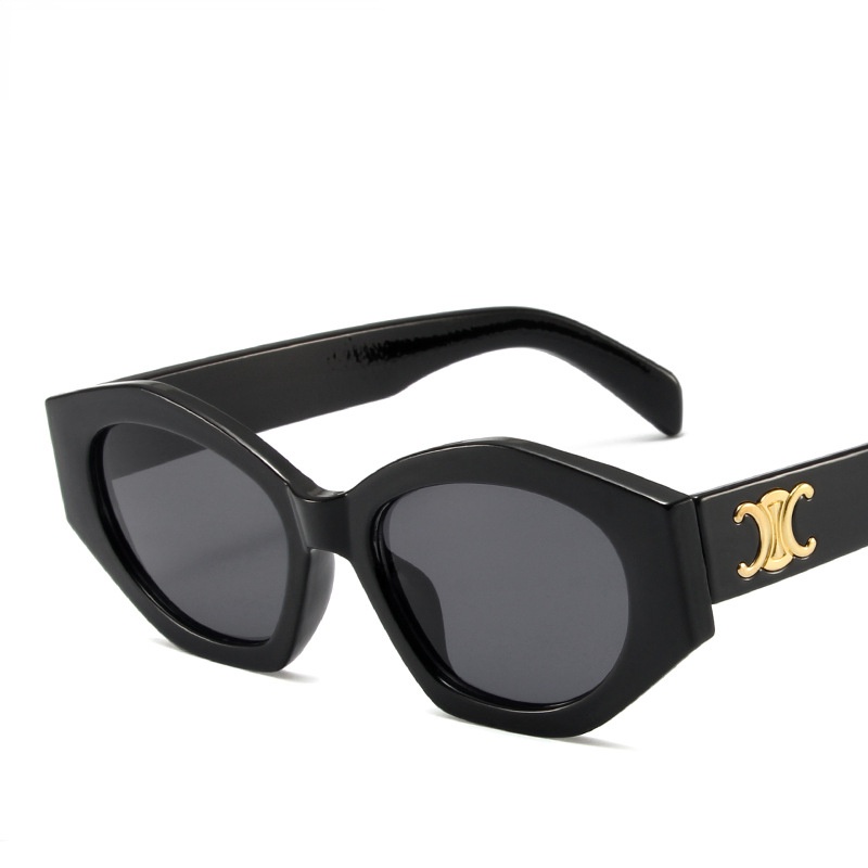 Kacamata Hitam Poligonal Vintage Sunglasses Kacamata Pantai