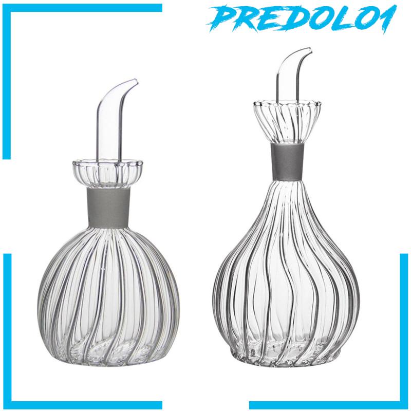 [Predolo1] Botol Dispenser Minyak Bening Mudah Di Isi Ulang Dan Membersihkan Wadah Cairan Dapur