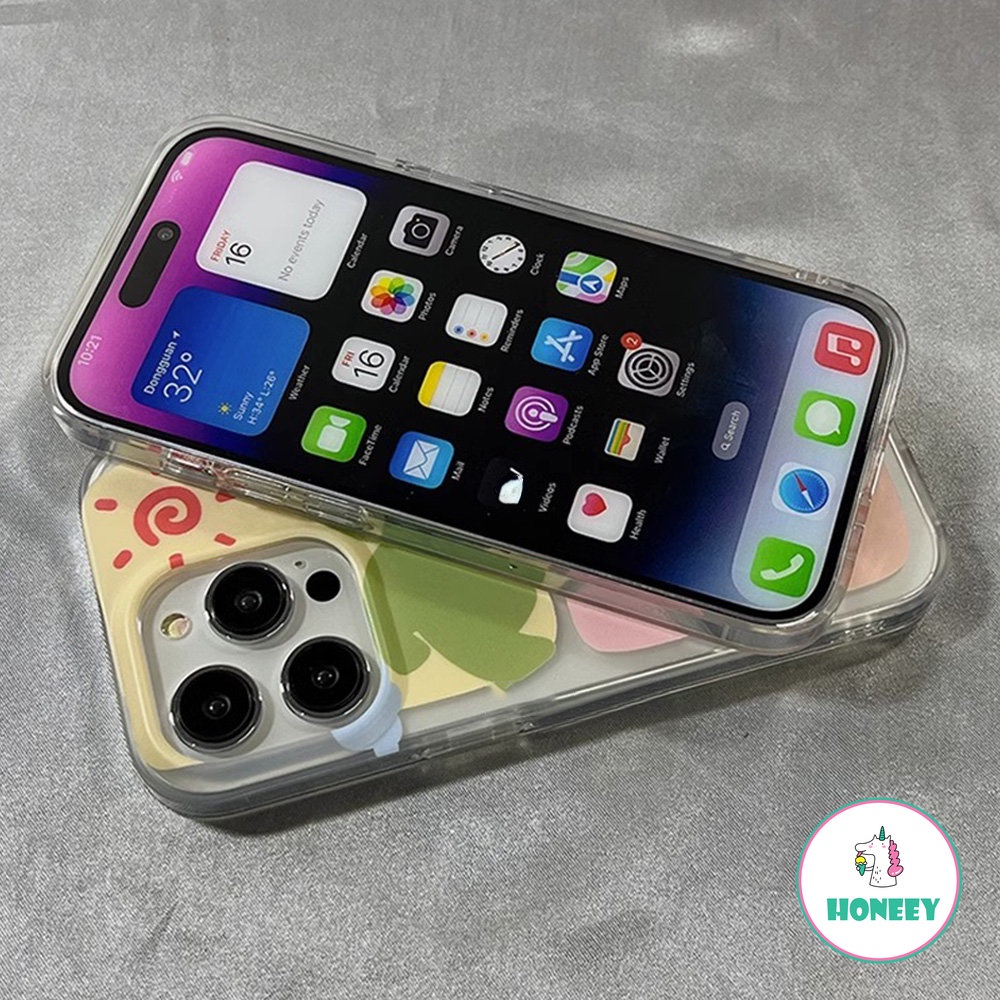 Ins Musim Panas Pohon Kelapa Ponsel Case Kompatibel Untuk iPhone 14pro 13 12 Pro Max Case iPhone 11xr XS 7 8 Plus Bening Lembut Shockproof Back Cover