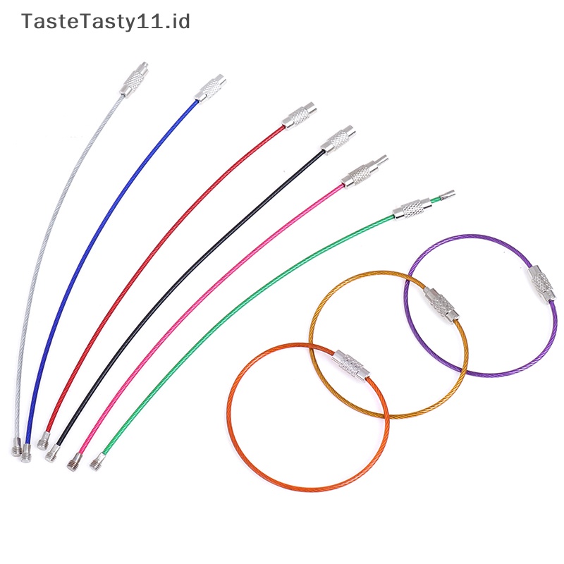 Kampasaste simboasty 10pcs 1.5*150mm galihtainless alfinteel alfinircle galihoop kampas sepuh erkapeychain stapelope alfinutdoor stapelools .
