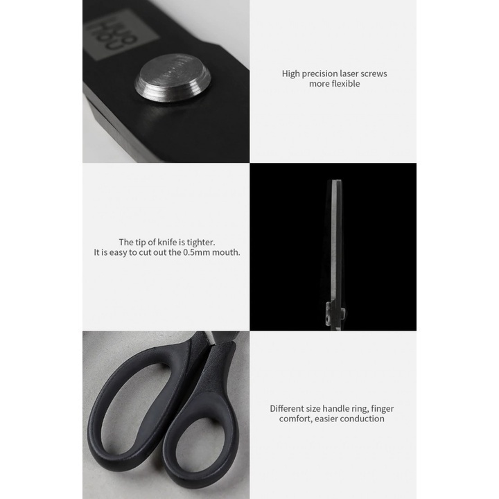 HUOHOU Gunting Titanium Plated Scissors Set 2 PCS - HU0030