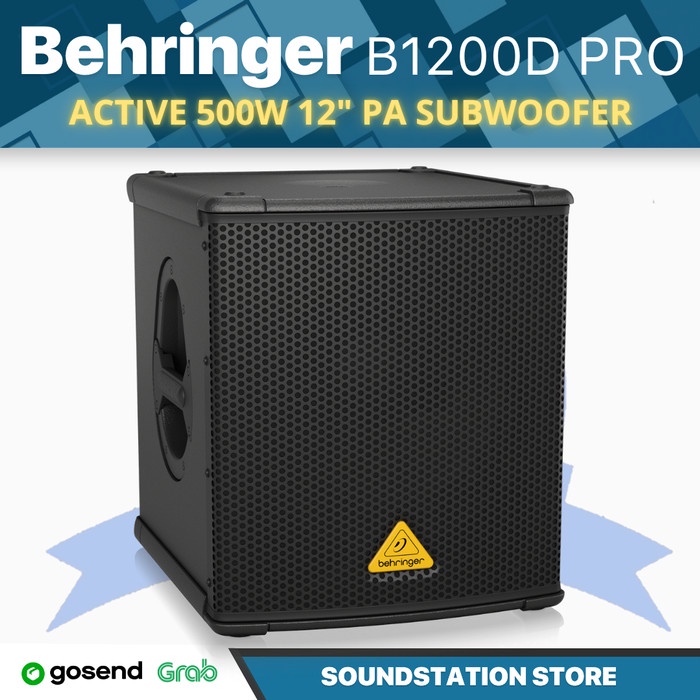 BEHRINGER EUROLIVE B1200D PRO Active 500W 12" PA Subwoofer | Sub Aktif