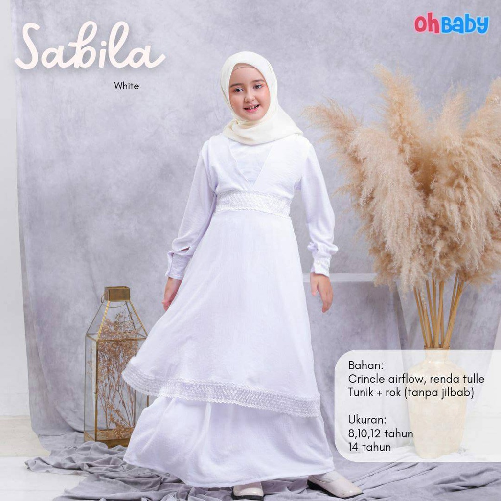 Gamis Sabila White