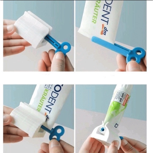 TGM - Dispenser Odol Model Roll Putar / Alat Penjepit Penggulung Pasta Gigi / Alat Putar Pencet Gulung Tube Krim Kosmetik Toothpaste Squeezer