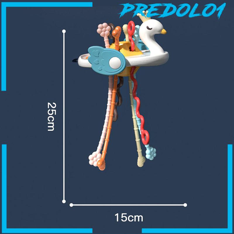 [Predolo1] Aktivitas String Tarik Angsa Bayi Silikon Food Grade Untuk Hadiah Ulang Tahun Anak Laki-Laki