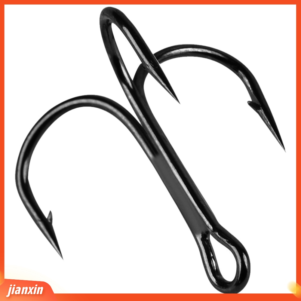 (In Stock) 50Pcs Pengait Treble Pancing Cacing Umpan Holder Fish Tackle Tools Aksesoris