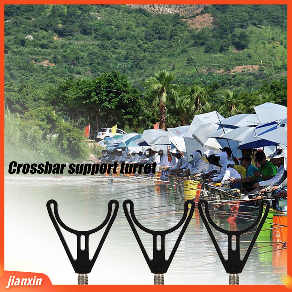 (In Stock) ABS Istirahat Joran Pancing Tahan Karat Portable Ketangguhan Yang Bagus Holder U-Head Untuk Angling