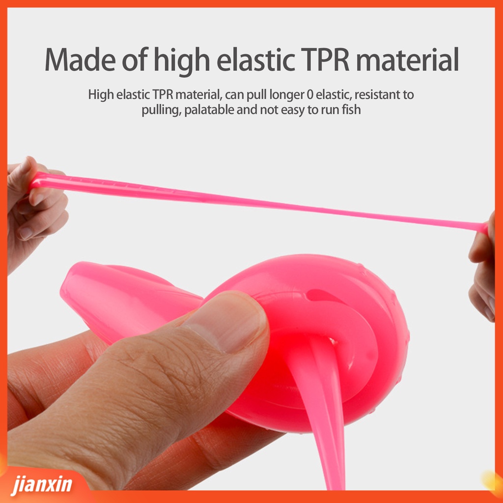 (In Stock) 3Pcs 17cm /16g Soft Lure Elastisitas Tinggi Tahan Gigit Menggoda Simulasi Besar Bercabang Ekor Mengambang Umpan Memancing Aksesoris