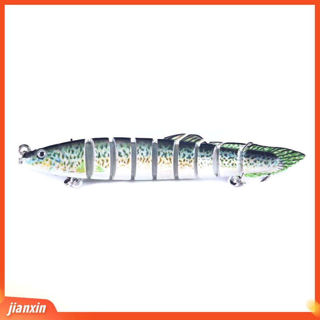 (In Stock) 10cm /10g Umpan Pancing Universal Simulasi Nyaman Meningkatkan Tingkat Ikan Anti Patah Angling ABS Multi-Bagian Umpan Pancing Aksesoris Memancing