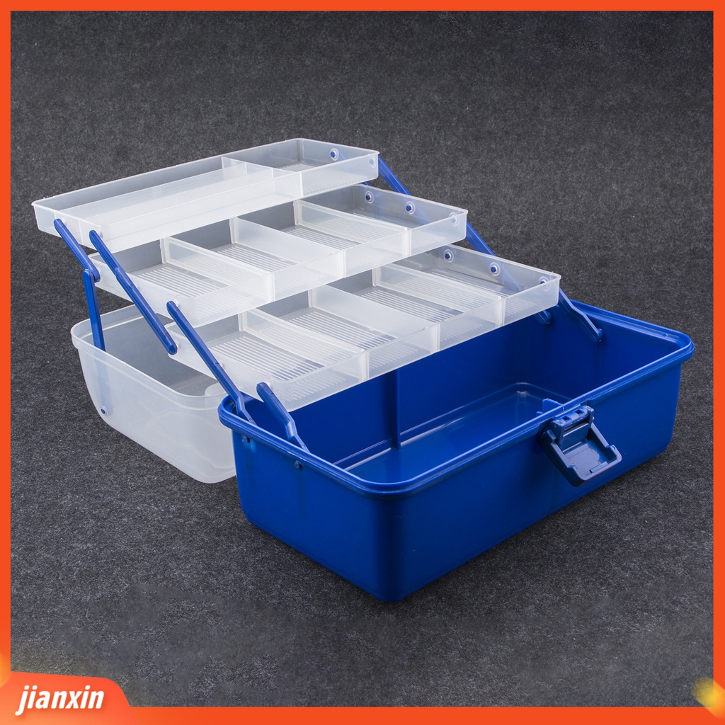 (In Stock) Kotak Penyimpanan Umpan Umpan Umpan Pancing 3per4lapis Portabel Fishhook Fishline Pelindung Case