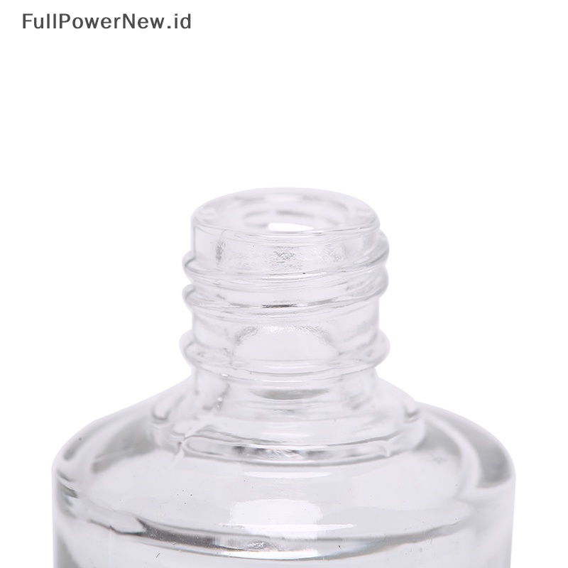 Power 1pc 10 /15ml Botol Kutek Kaca Kosong Dengan Kuas nail oil glass bottles ID