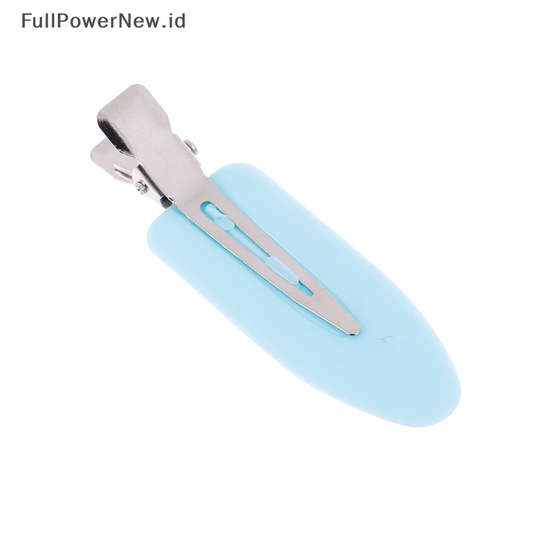 Power 4Pcs hair clip no bend Rambut Poni Klip no mark hair pin curl clips 4warna Daun ID