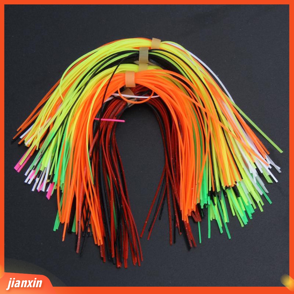 (In Stock) 300 Pcs Rok Cumi Garis Silikon Umpan Buatan Fishing Tackle Aksesoris