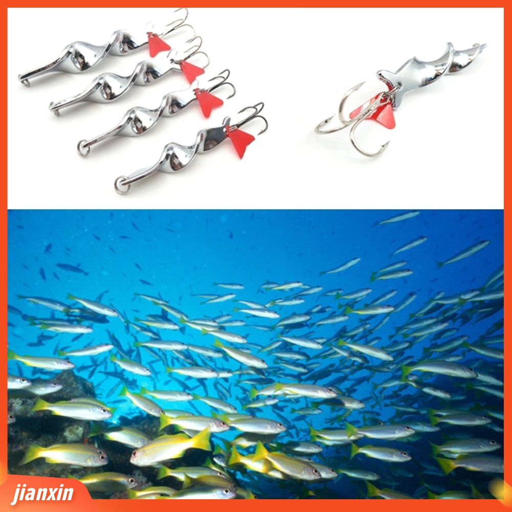 (In Stock) Berputar Zinc Alloy Spinner Umpan Keras Umpan Pancing Ikan Tackle Tools Aksesori