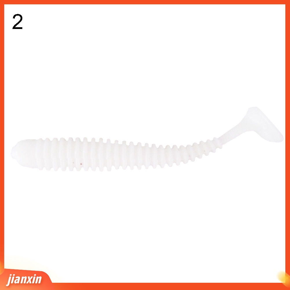 (In Stock) 10Pcs /Set Mini Memancing Buatan Lembut Hidup Umpan Wobbler Cacing Renang Umpan