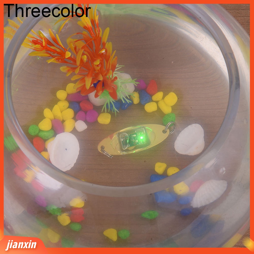 (In Stock) Lampu LED Flash Deep Drop Bentuk Mata Bawah Air Memancing Squid Fish Lure Light